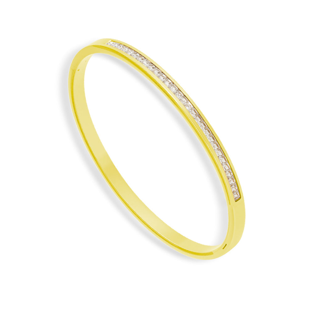 Champagne Bangle – Luxe Comfort Adorned