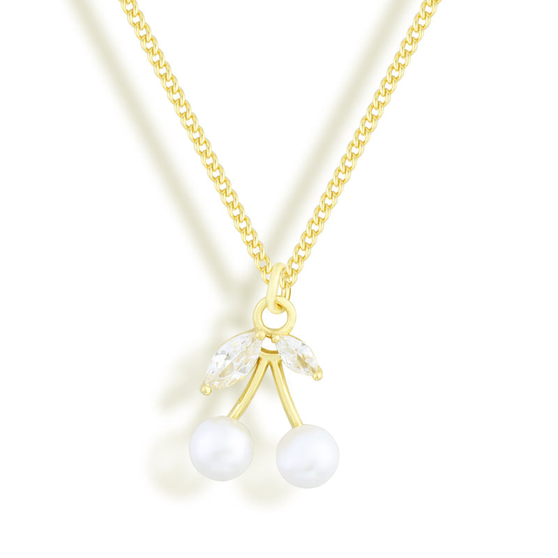 Cherry Kisses – Luxe Charm Necklace