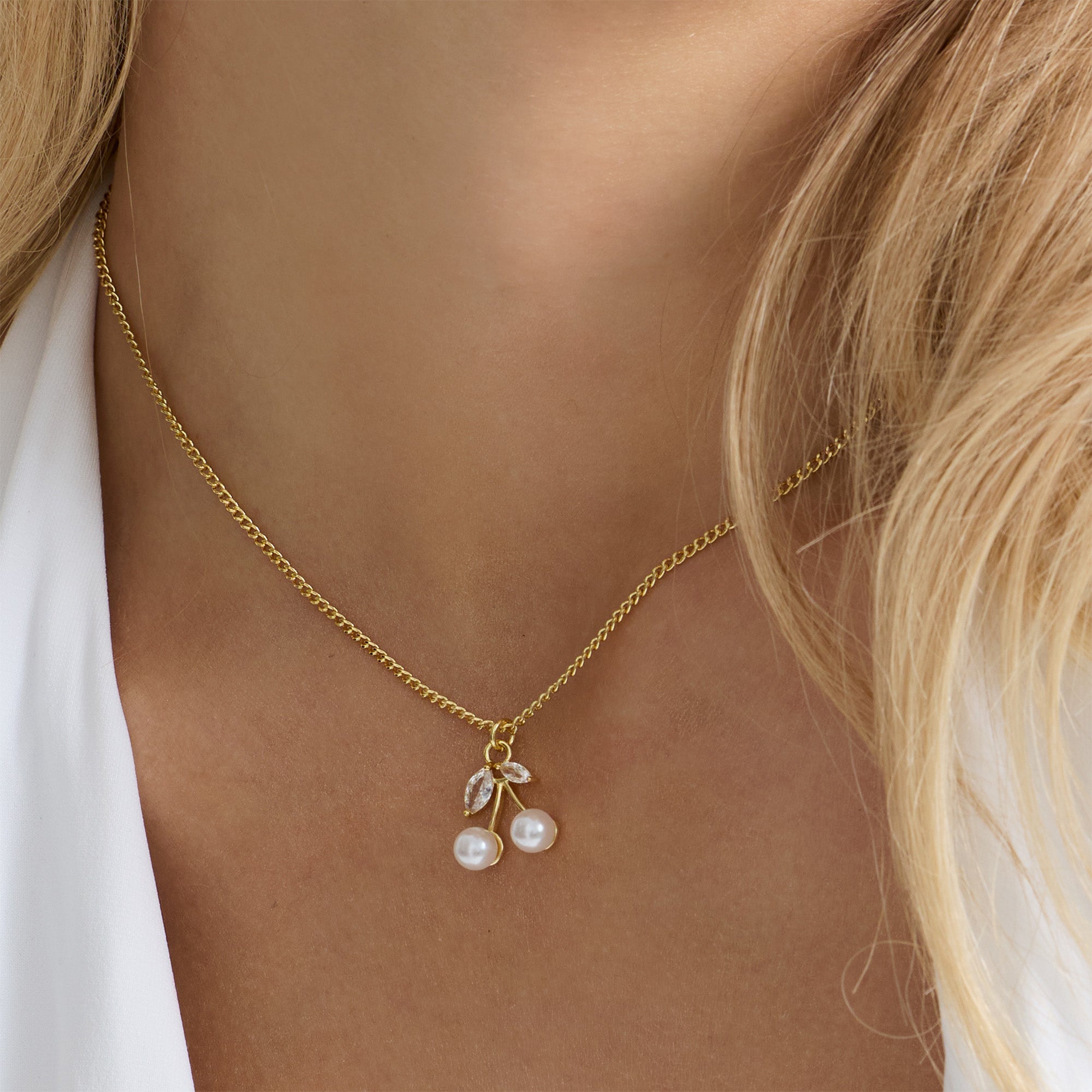 Cherry Kisses – Luxe Charm Necklace