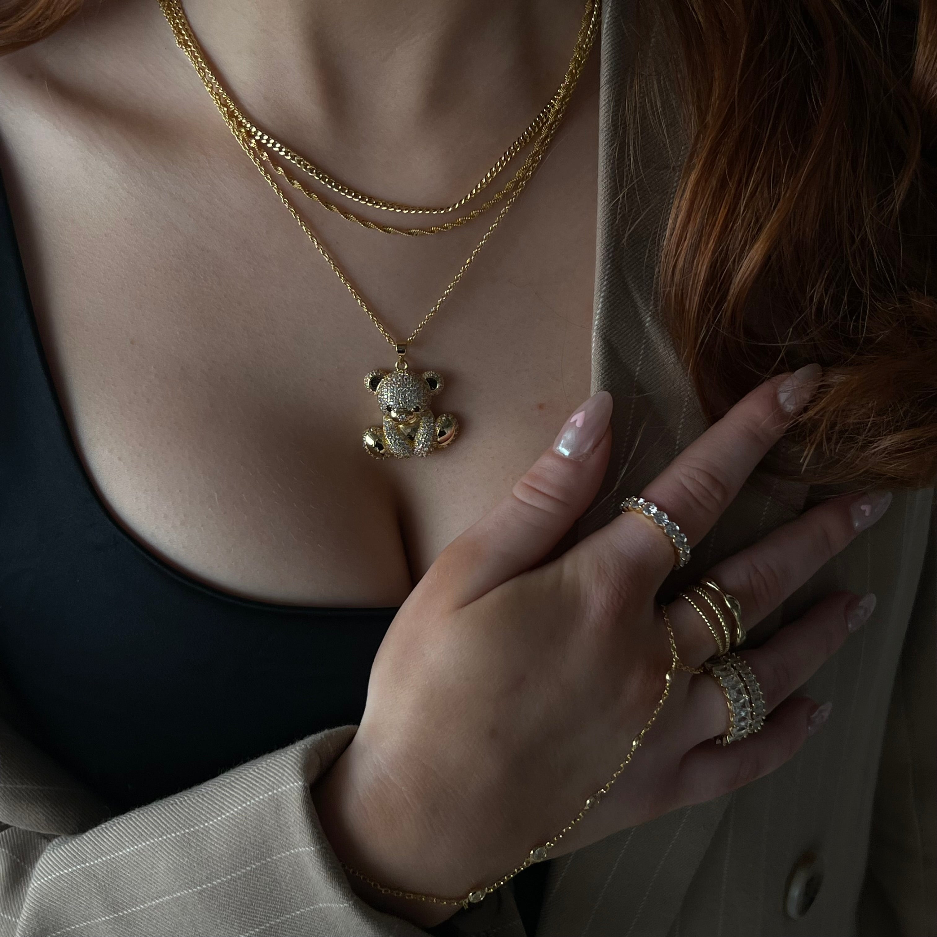 Charming Teddy – Luxe Comfort Necklace