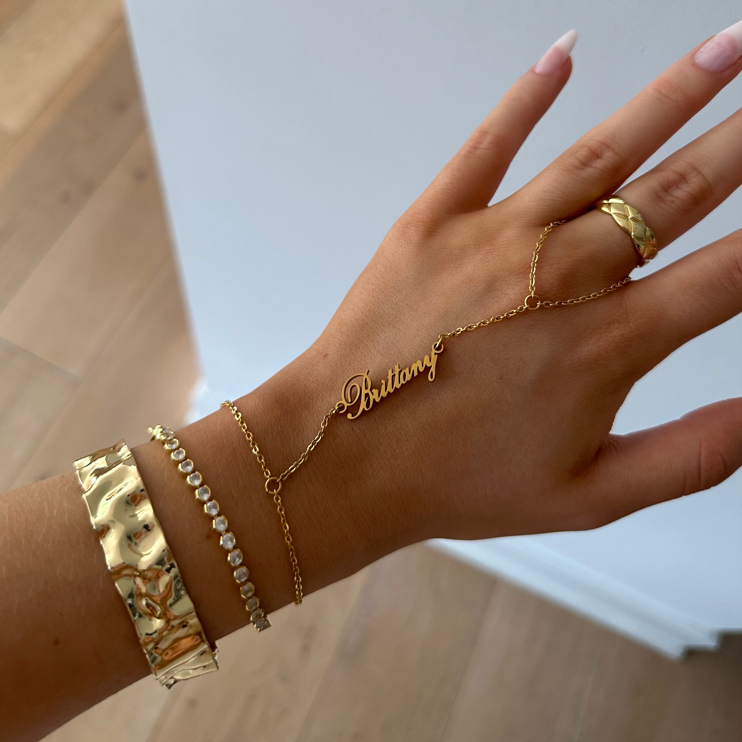 Signature Charm – Personalized Hand Chain