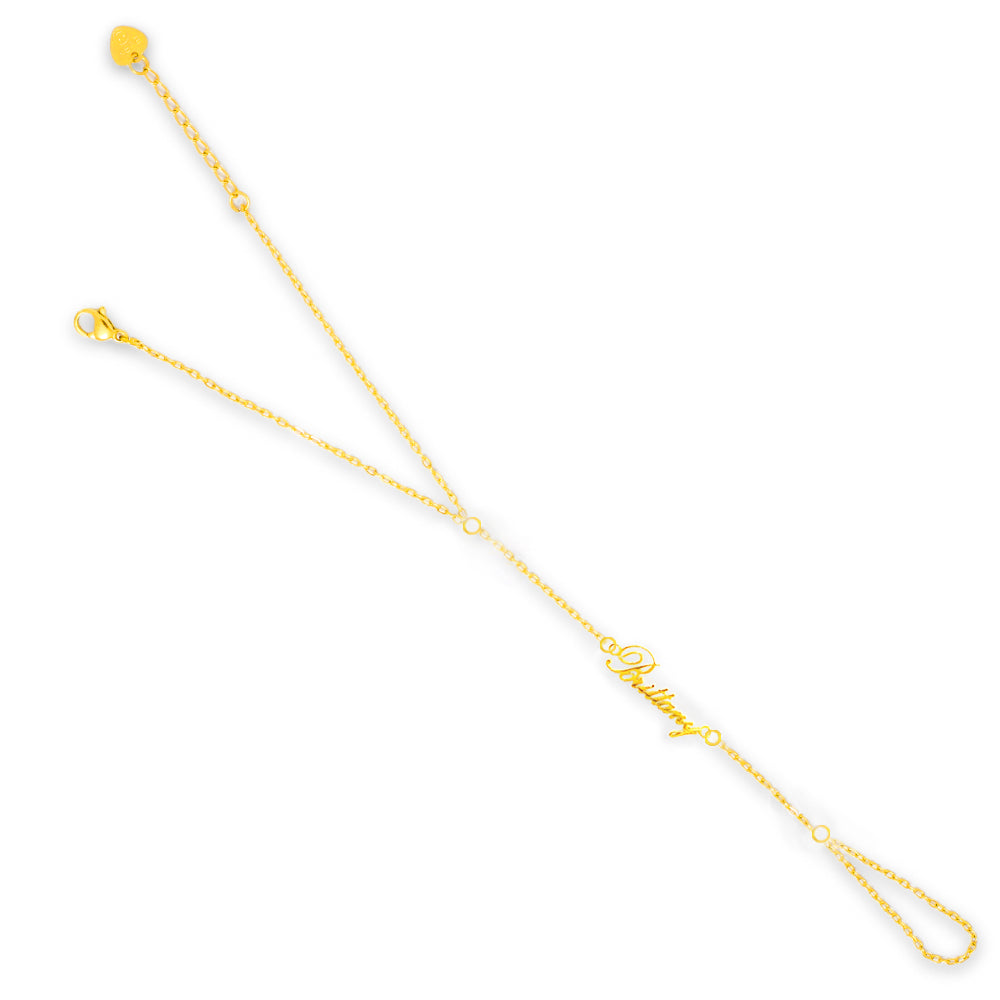 Signature Charm – Personalized Hand Chain