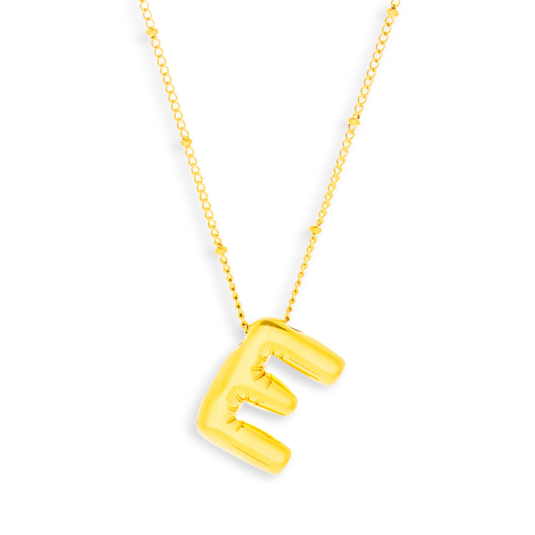 Bold Letter Initial Necklace