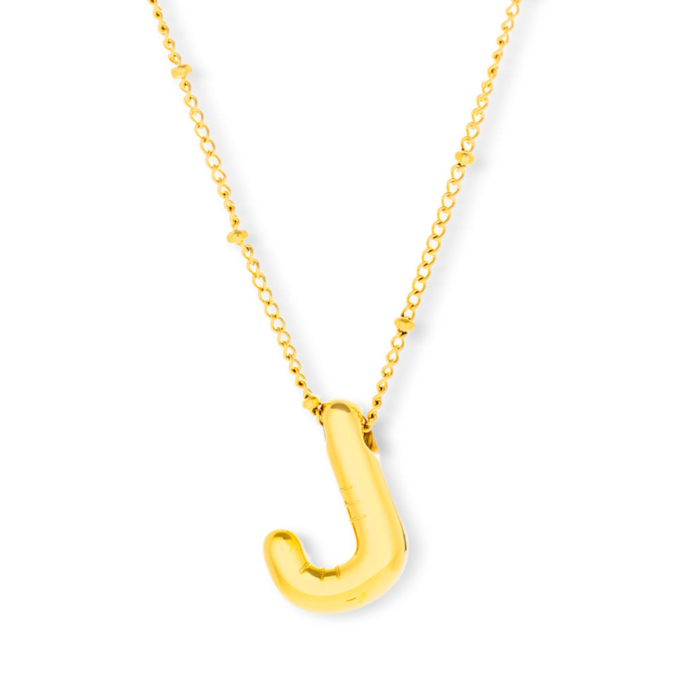 Bold Letter Initial Necklace