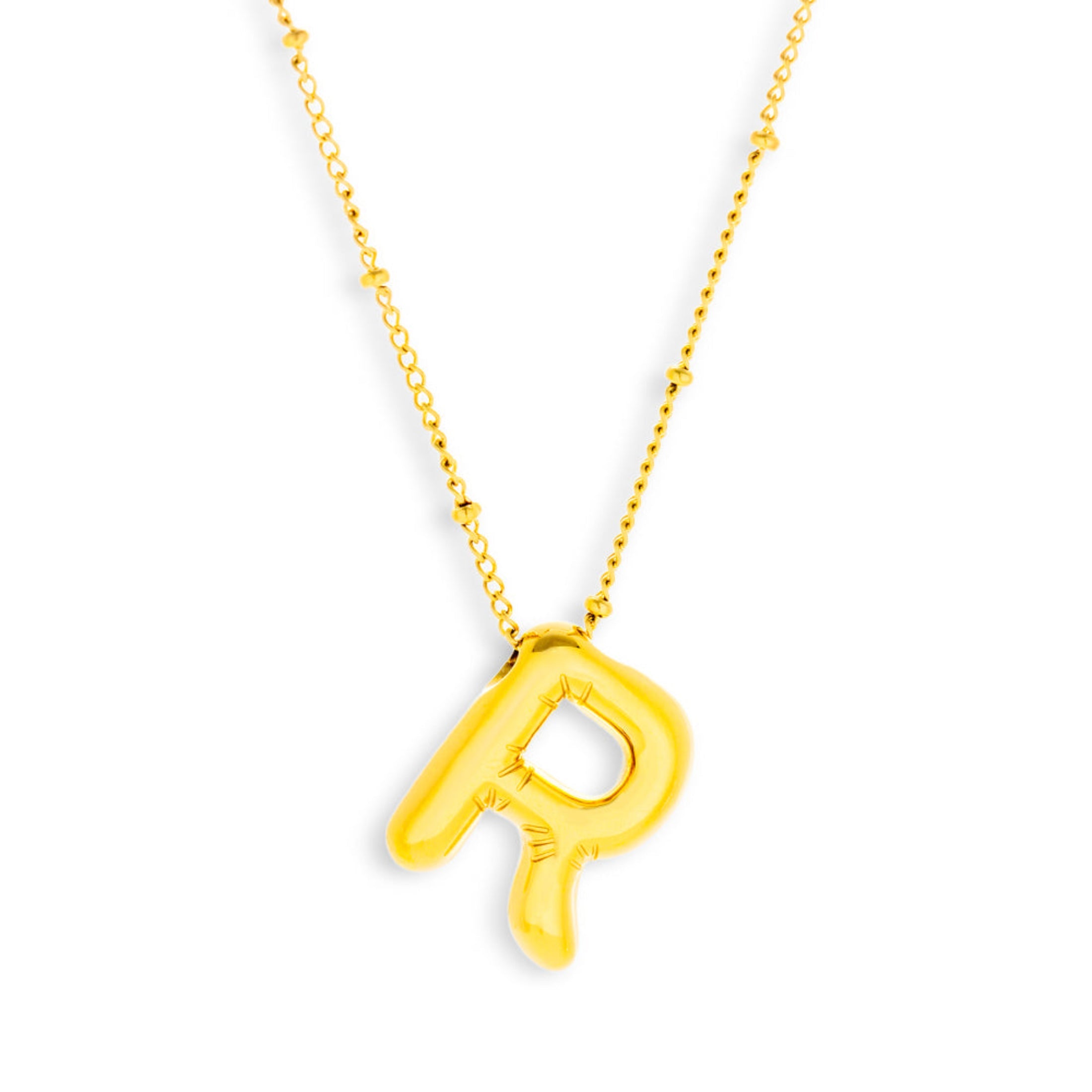 Bold Letter Initial Necklace