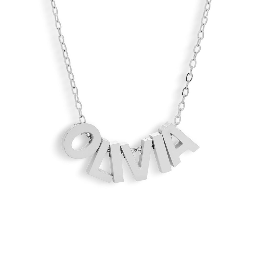 Monogrammed Luxe: Chunky Name Necklace