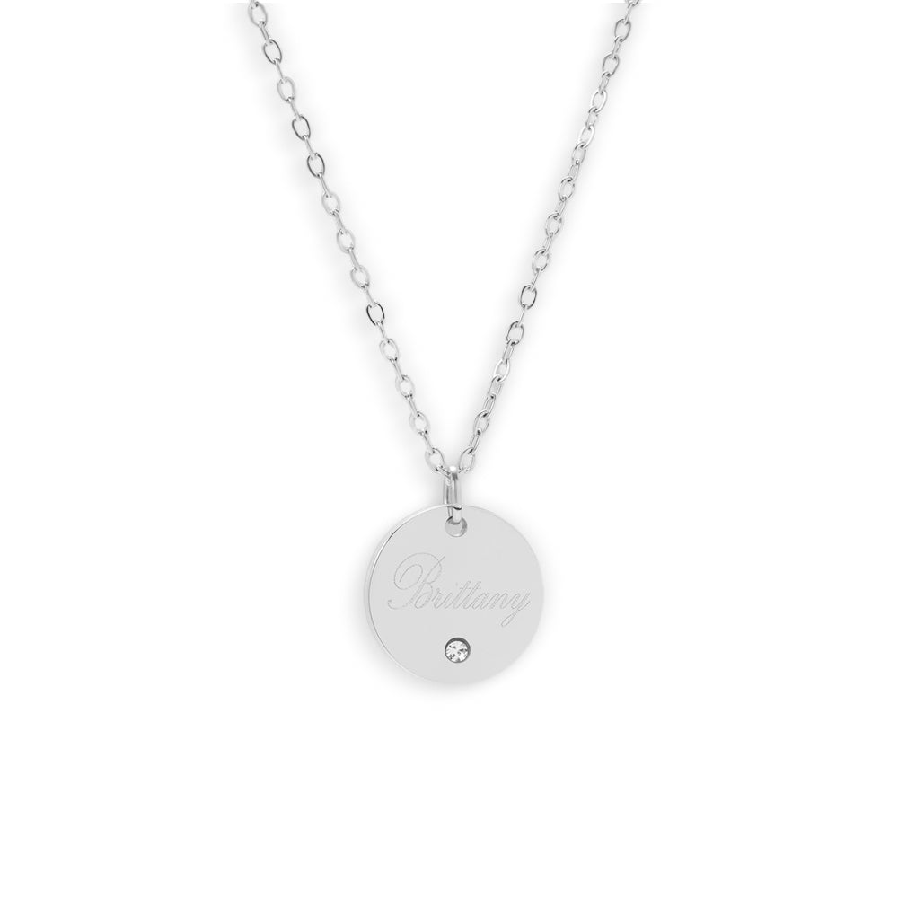 Gemstone Elegance – Personalized Pendant Charm