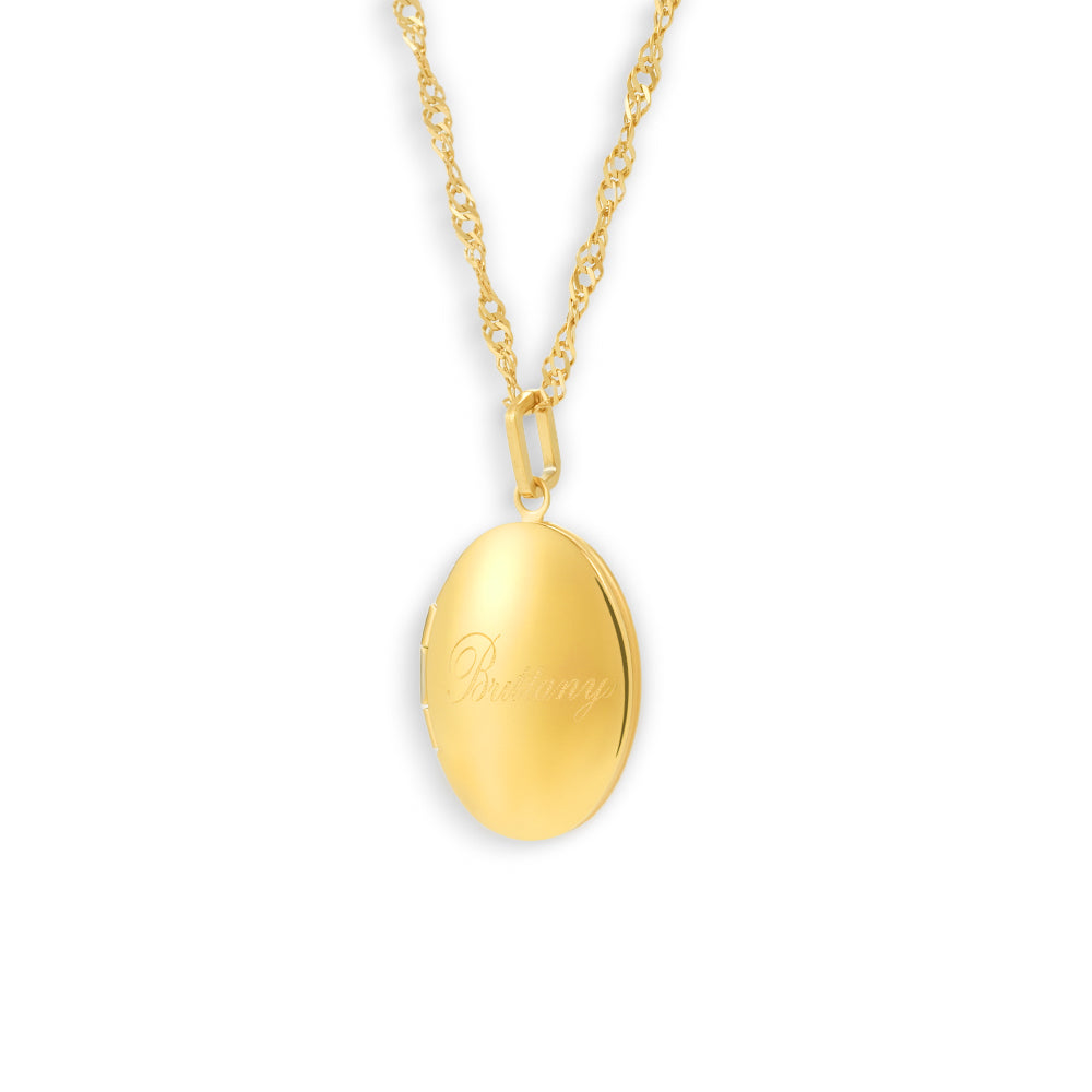 Serenity Locket – Personalized Timeless Elegance