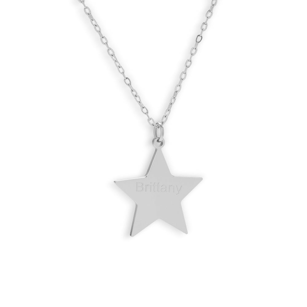 Celestial Charm – Personalized Star Pendant