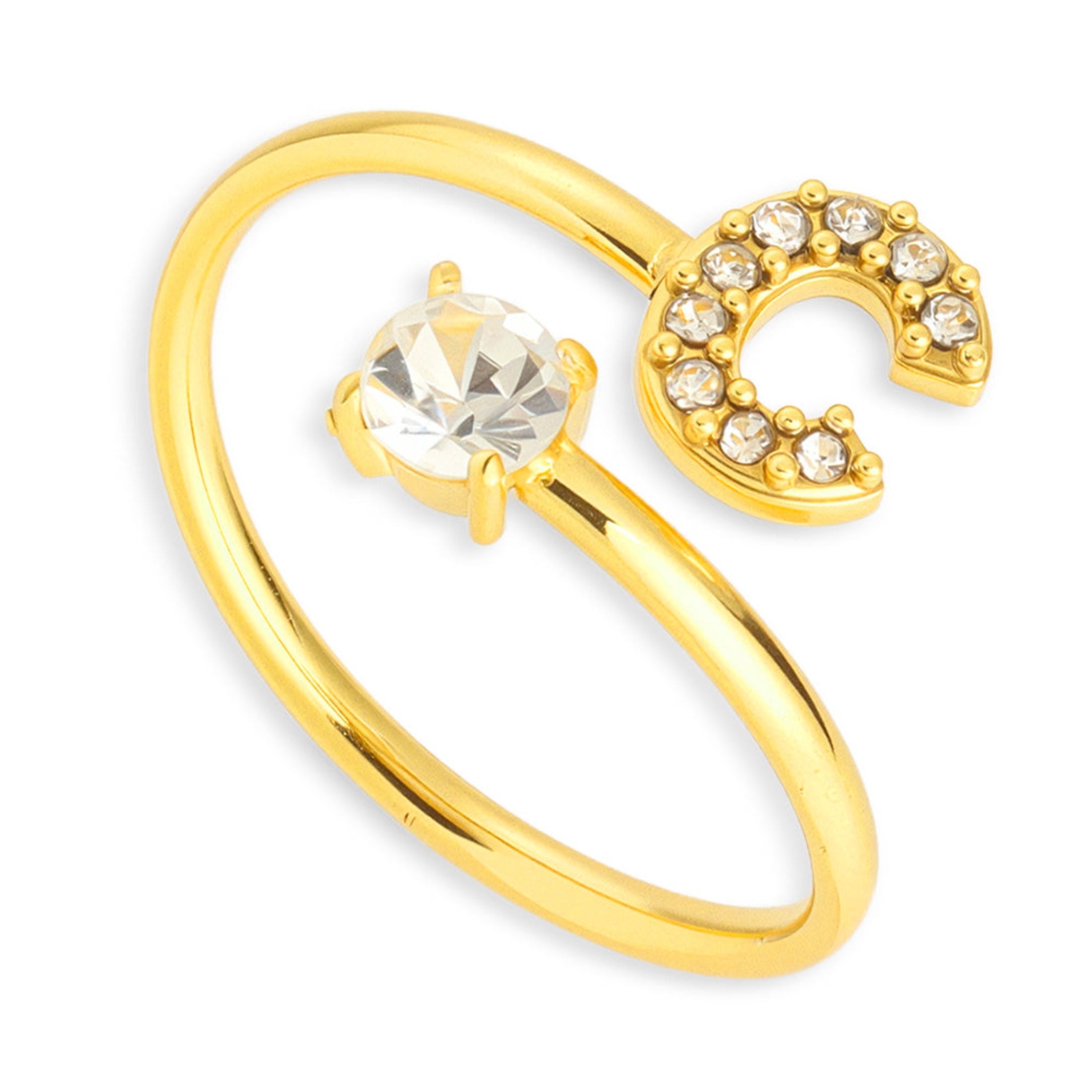Celeste – Luxe Initial Wrap Ring