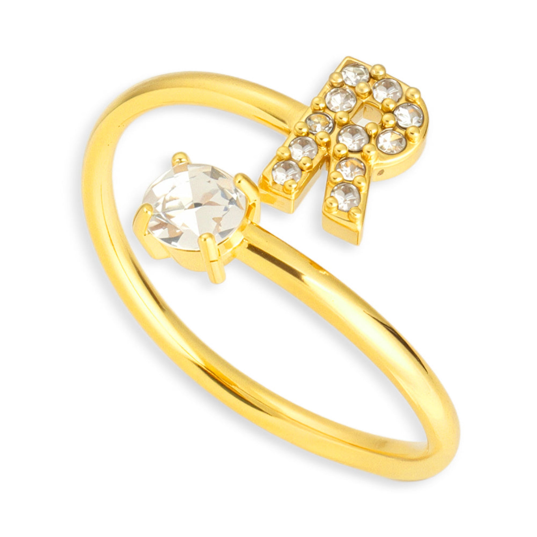 Celeste – Luxe Initial Wrap Ring