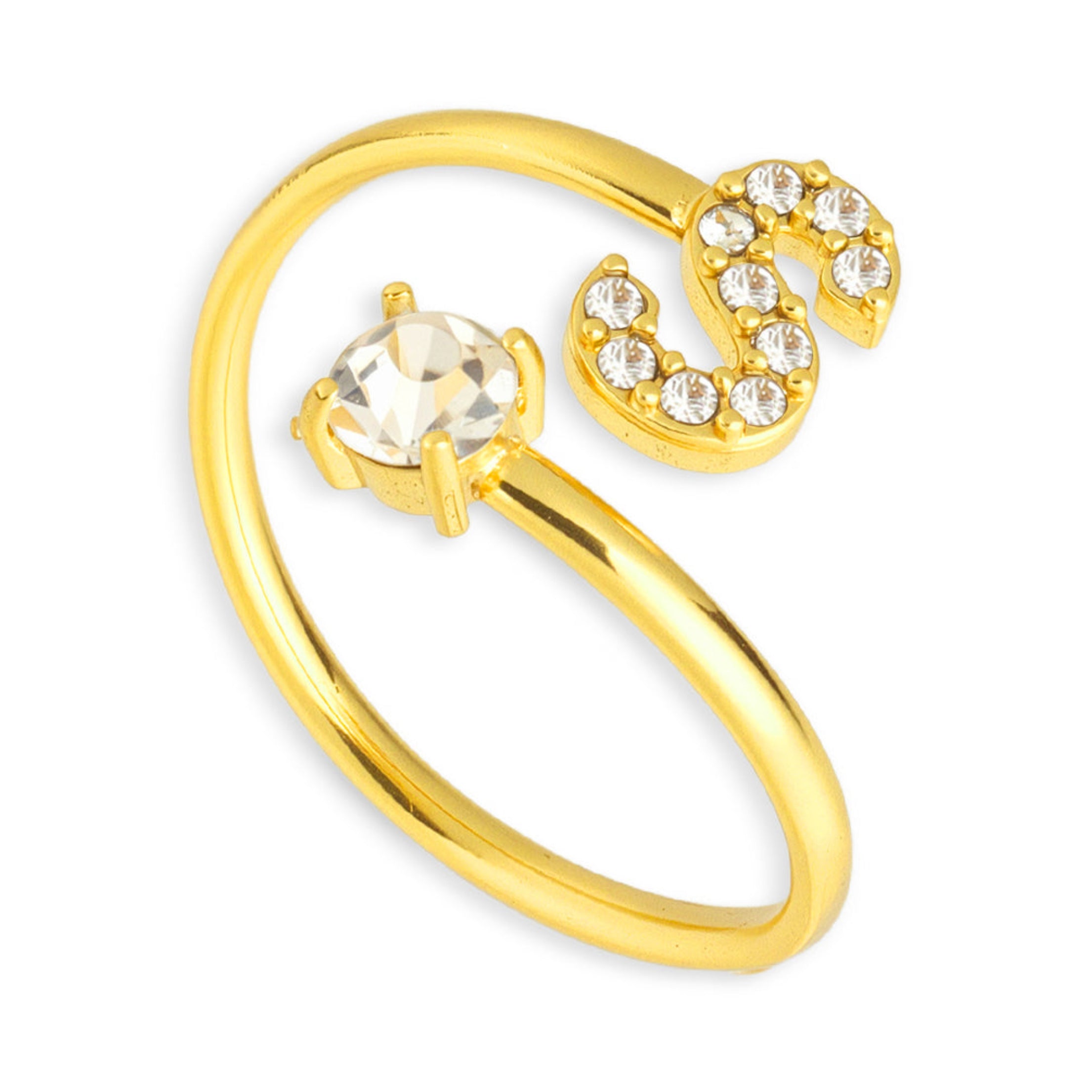 Celeste – Luxe Initial Wrap Ring