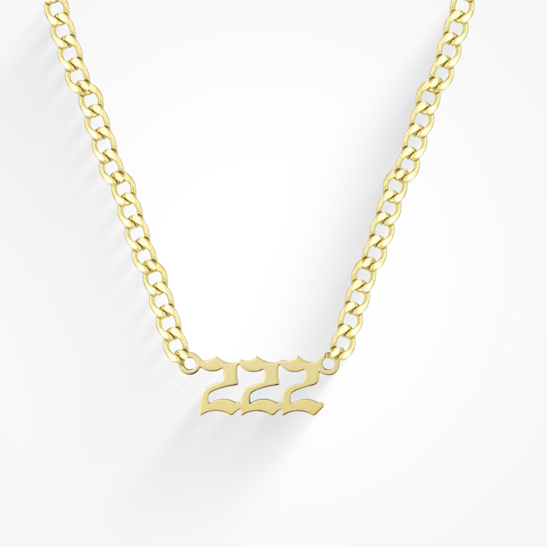 Celestial Charm – Angel Number Necklace