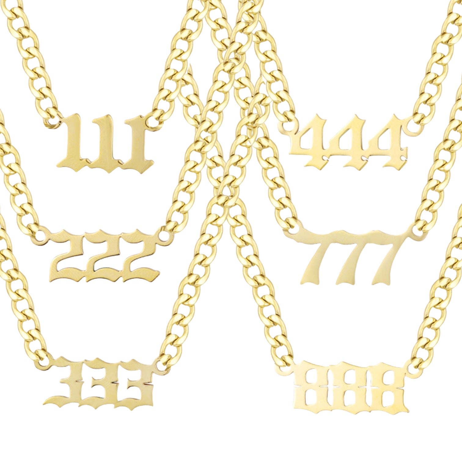 Celestial Charm – Angel Number Necklace