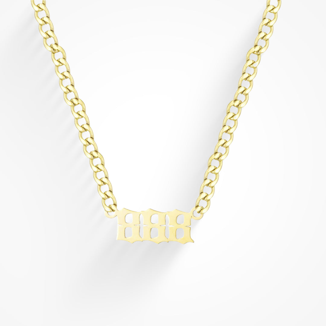 Celestial Charm – Angel Number Necklace