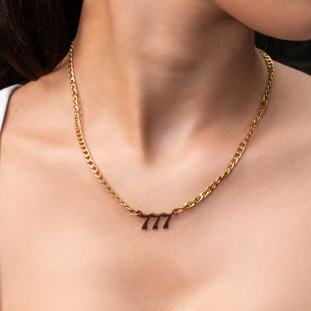 Celestial Charm – Angel Number Necklace