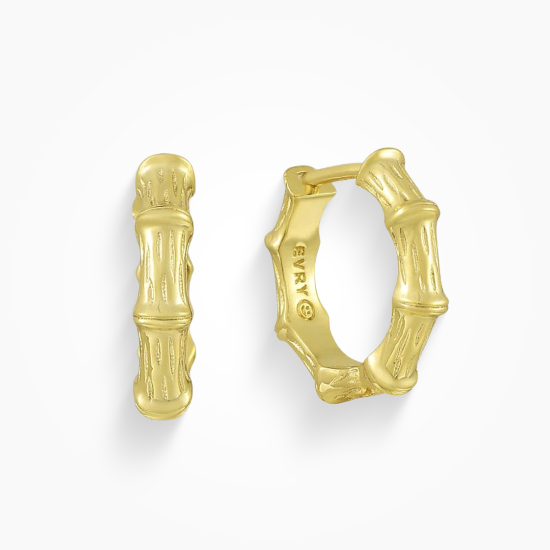 Bamboo Luxe – Effortless Elegance Earrings