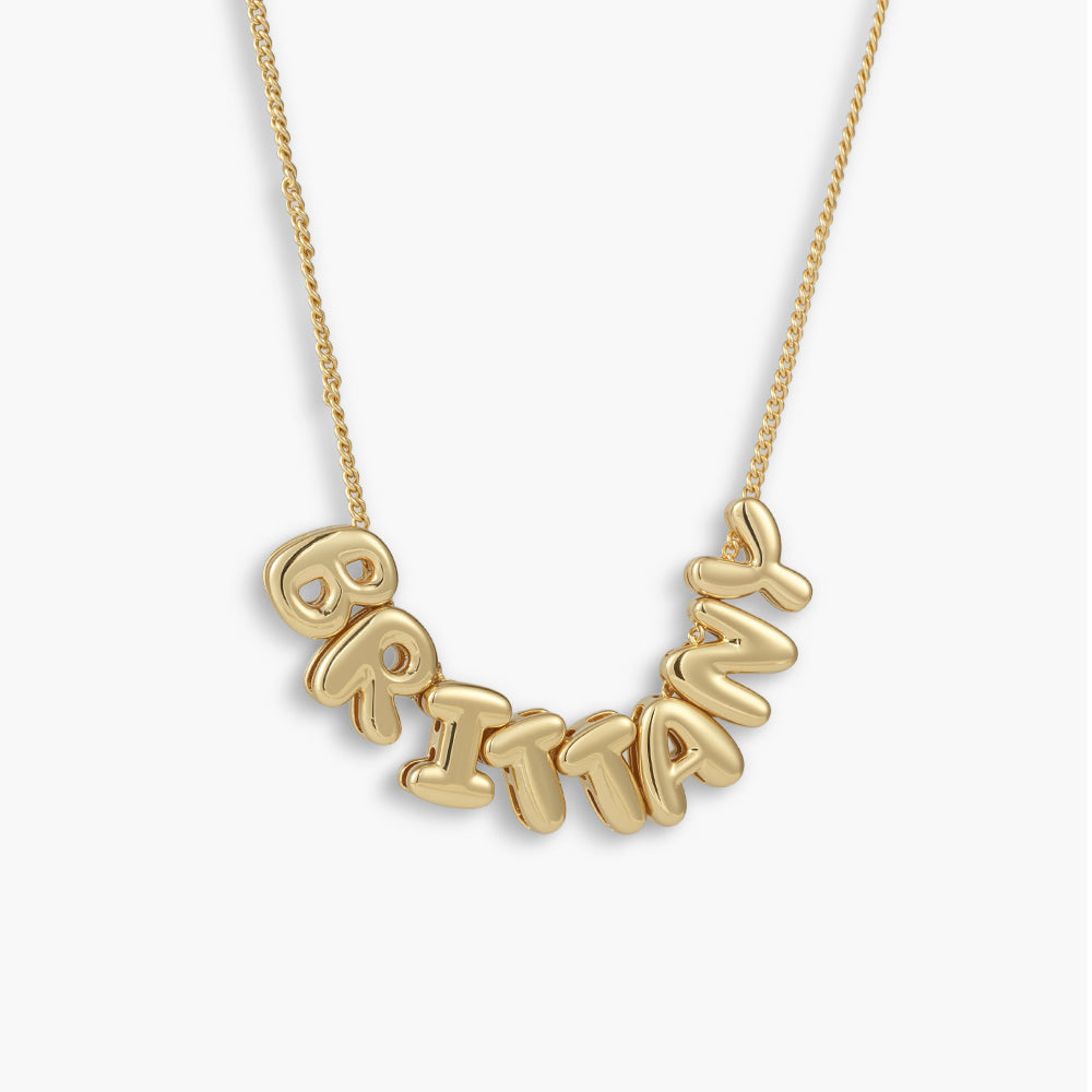 Celeste – Personalized Bubble Letter Charm