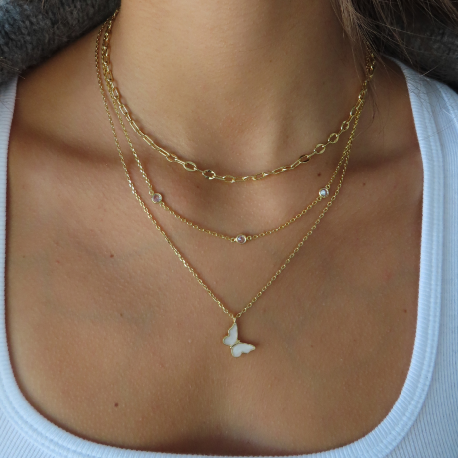 Celeste – Graceful Butterfly Pendant