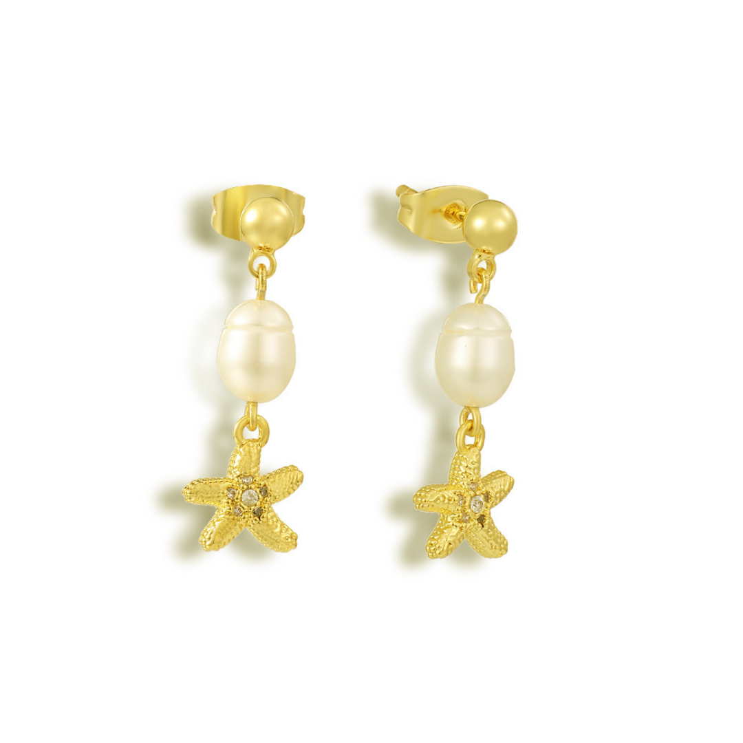 Coastal Charm – Luxe Statement Earrings