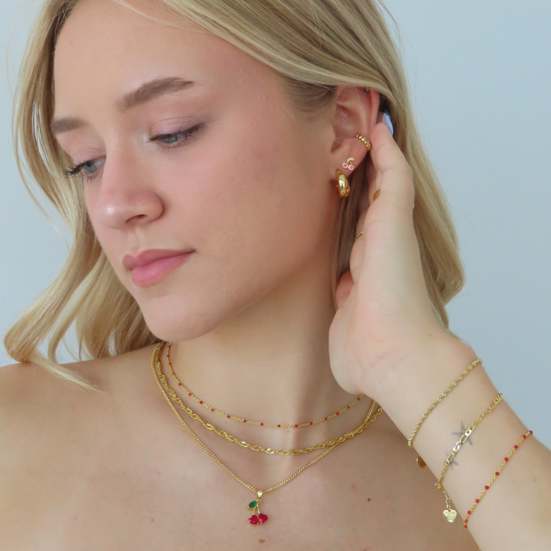 Cherry Blossom – Luxe Charm Necklace
