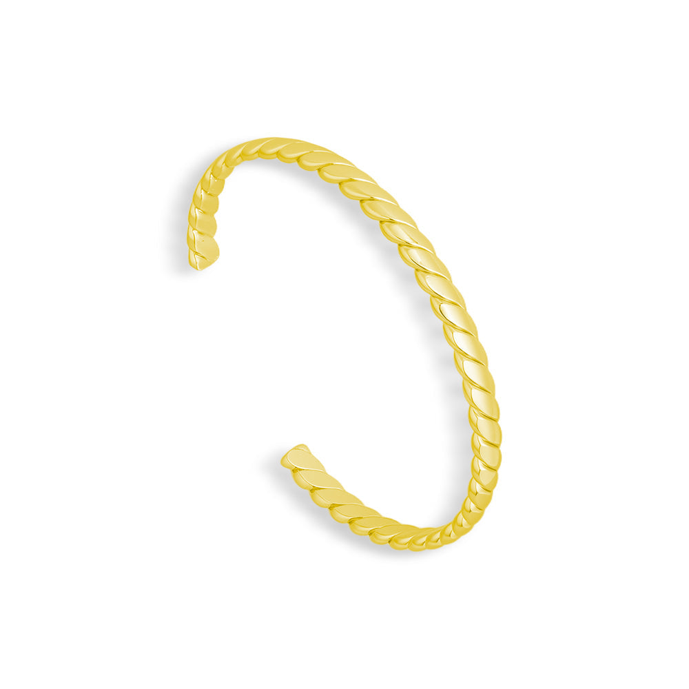 Celeste – Luxe Crossed Bangle Design