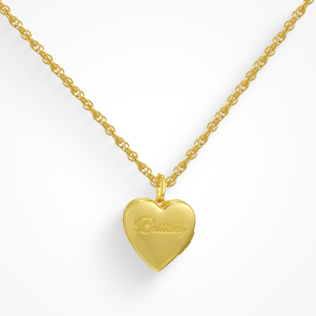 Heartfelt Elegance – Personalized Locket Necklace