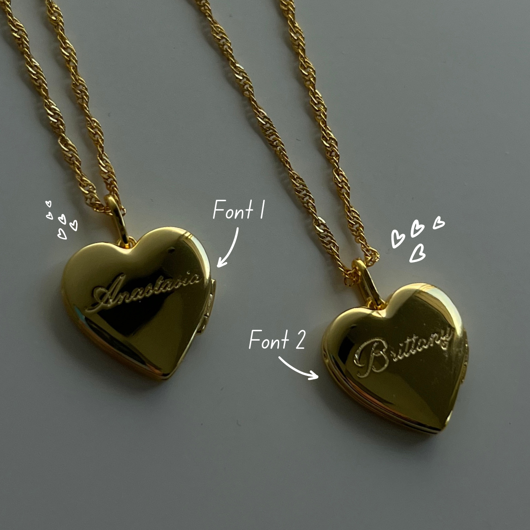 Heartfelt Elegance – Personalized Locket Necklace