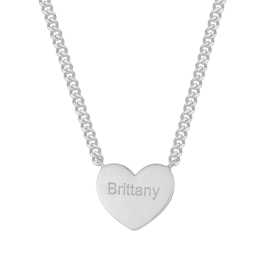 Heartfelt Elegance – Personalized Necklace