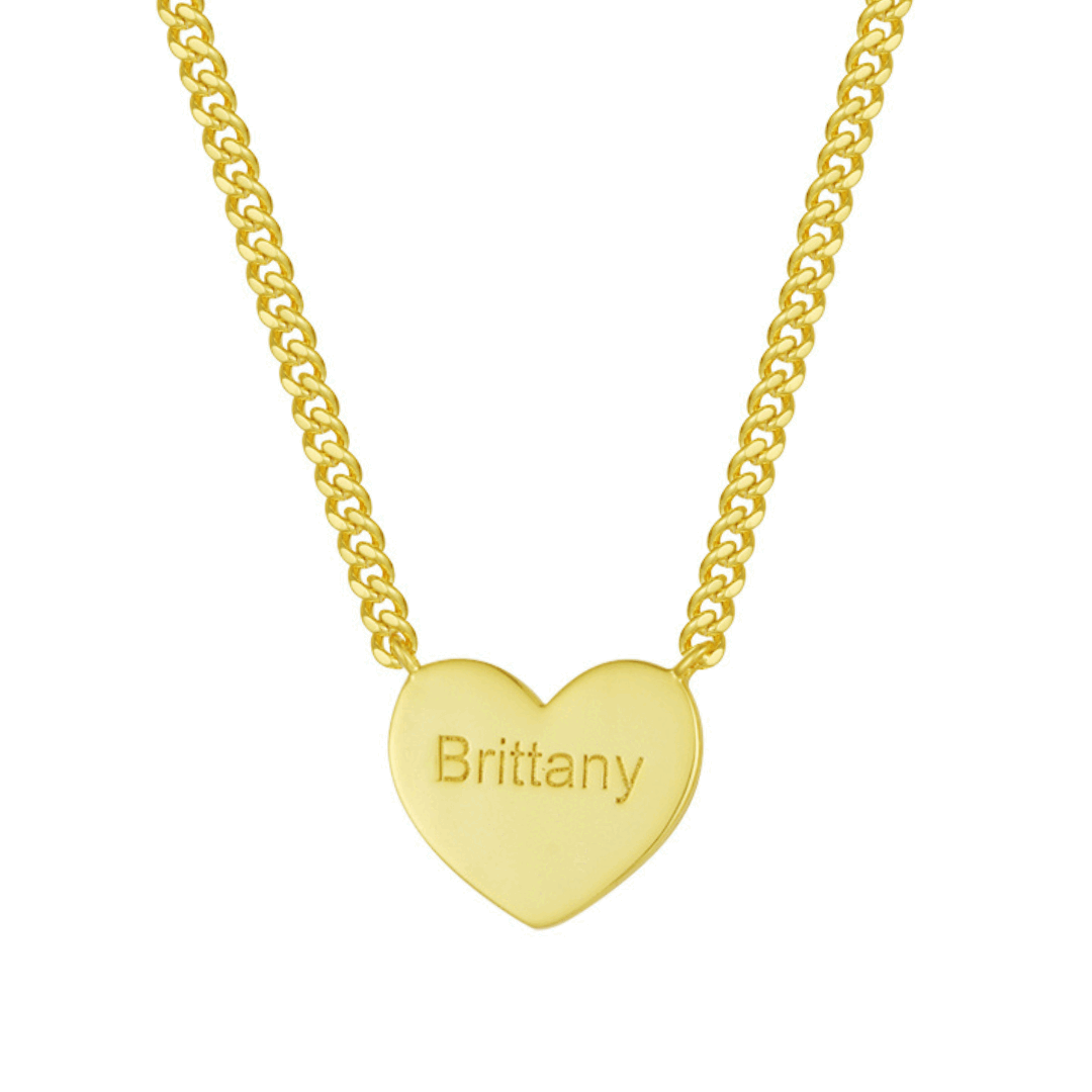Heartfelt Elegance – Personalized Necklace