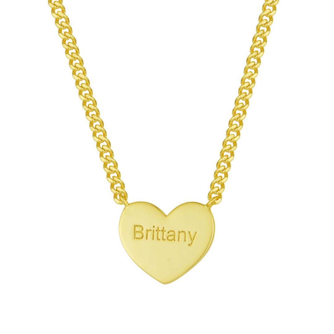 Heartfelt Elegance – Personalized Necklace