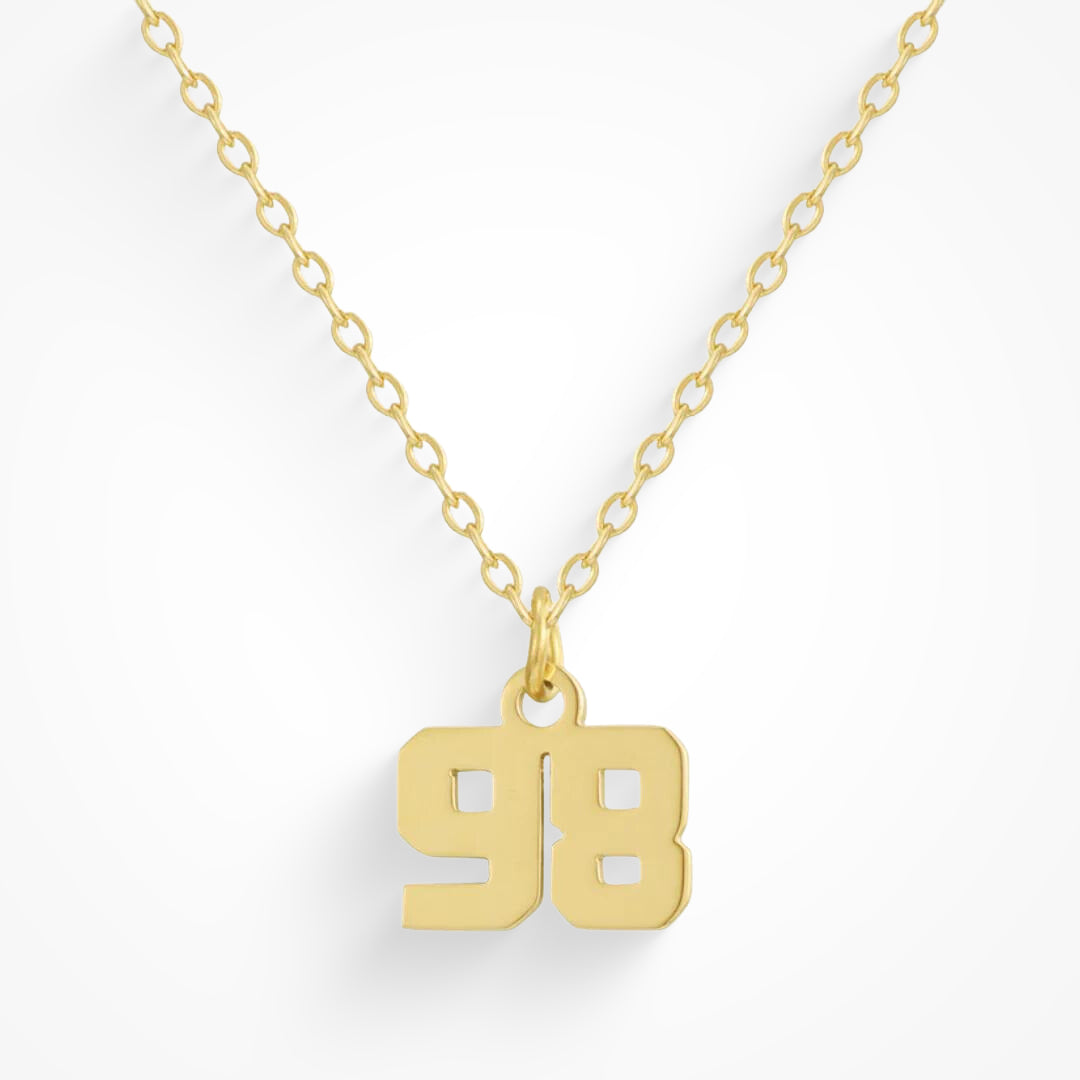 Ember – Personalized Luxe Number Pendant