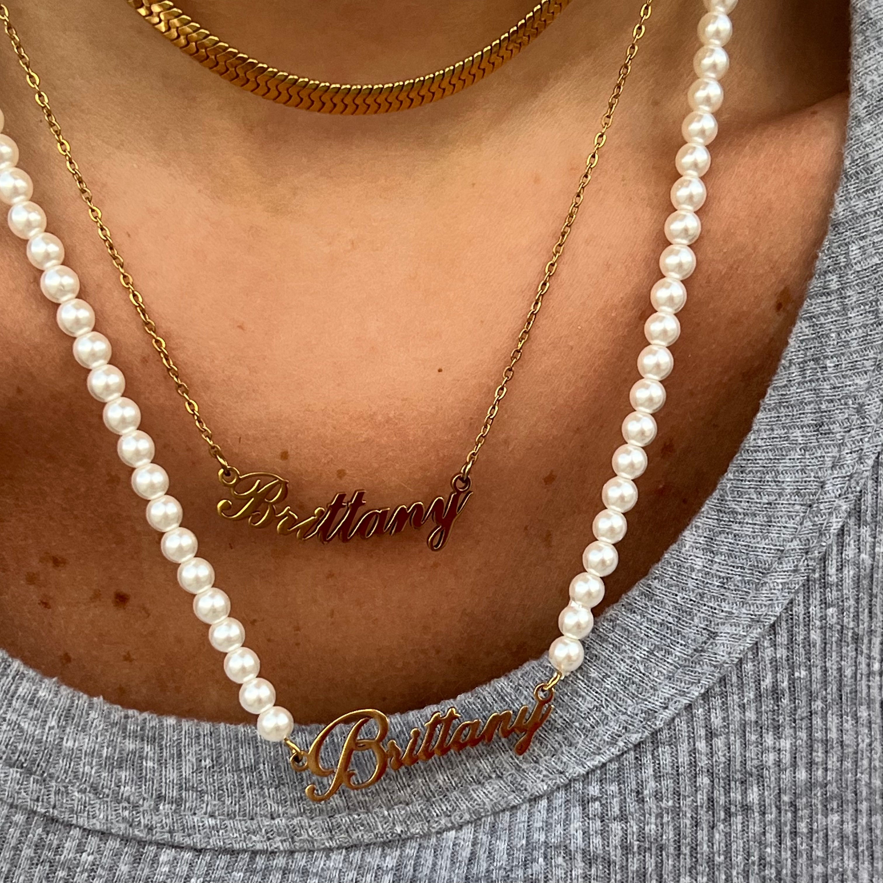 Celeste – Luxe Personalized Pearl Necklace