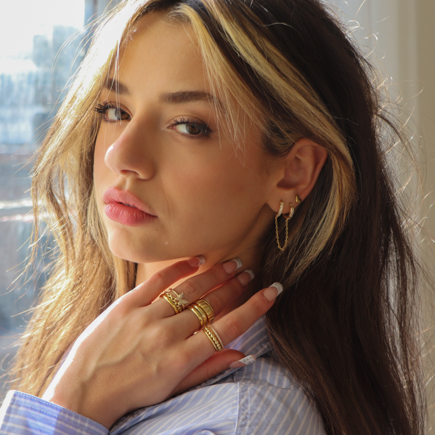 Celeste – Chic Dotted Elegance