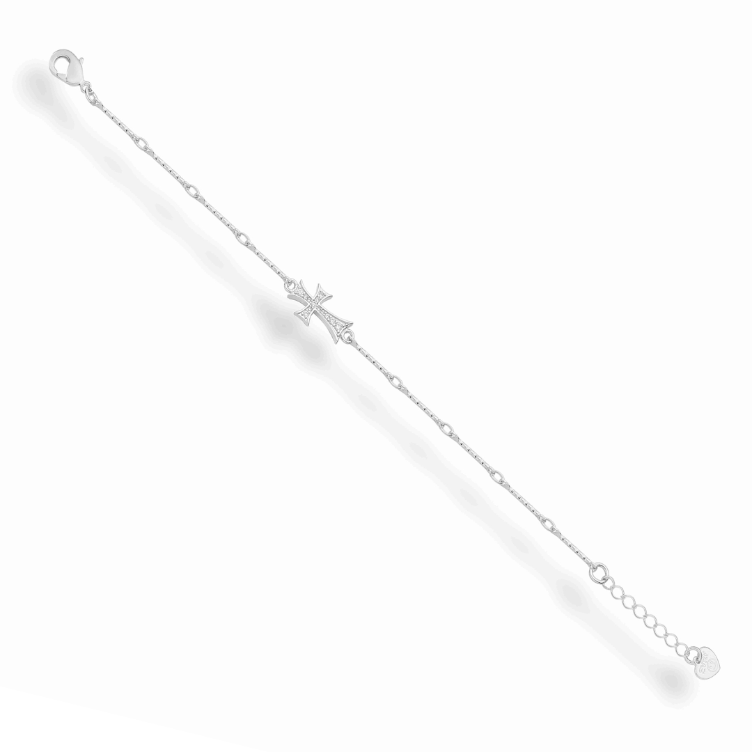 Celeste – Luxe Double Cross Bracelet