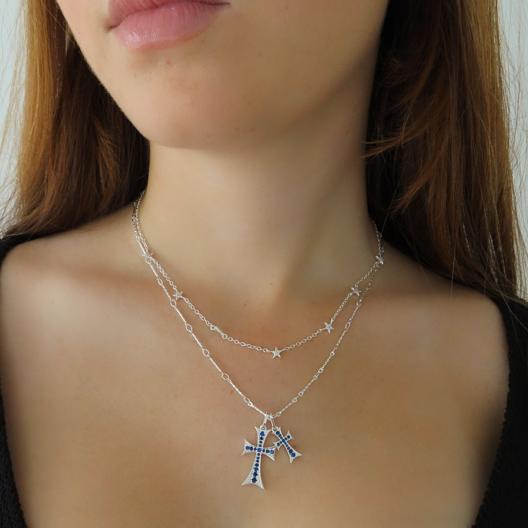 Double Cross – Luxe Layered Elegance