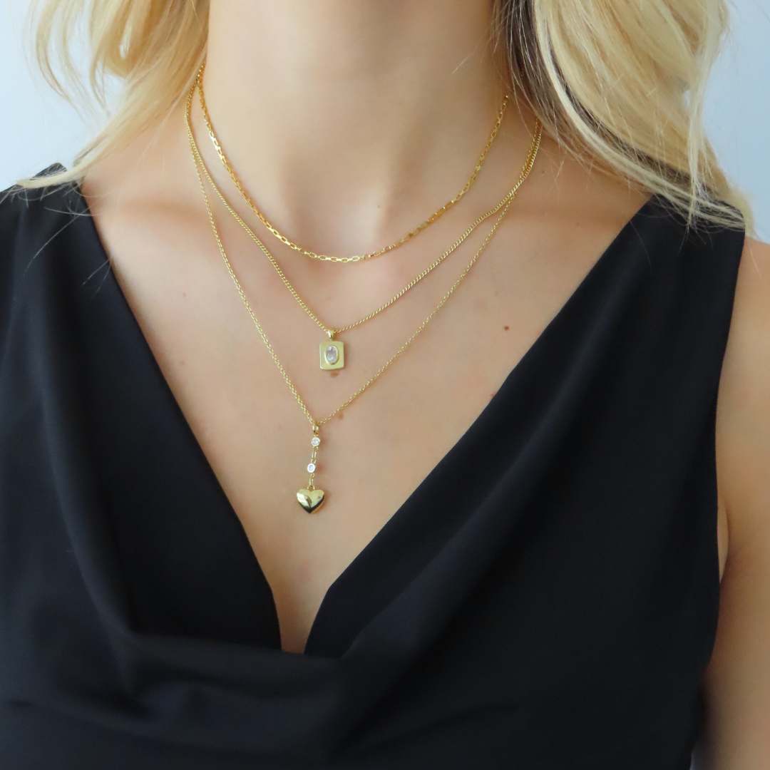 Duet Charm Necklace – Timeless Elegance