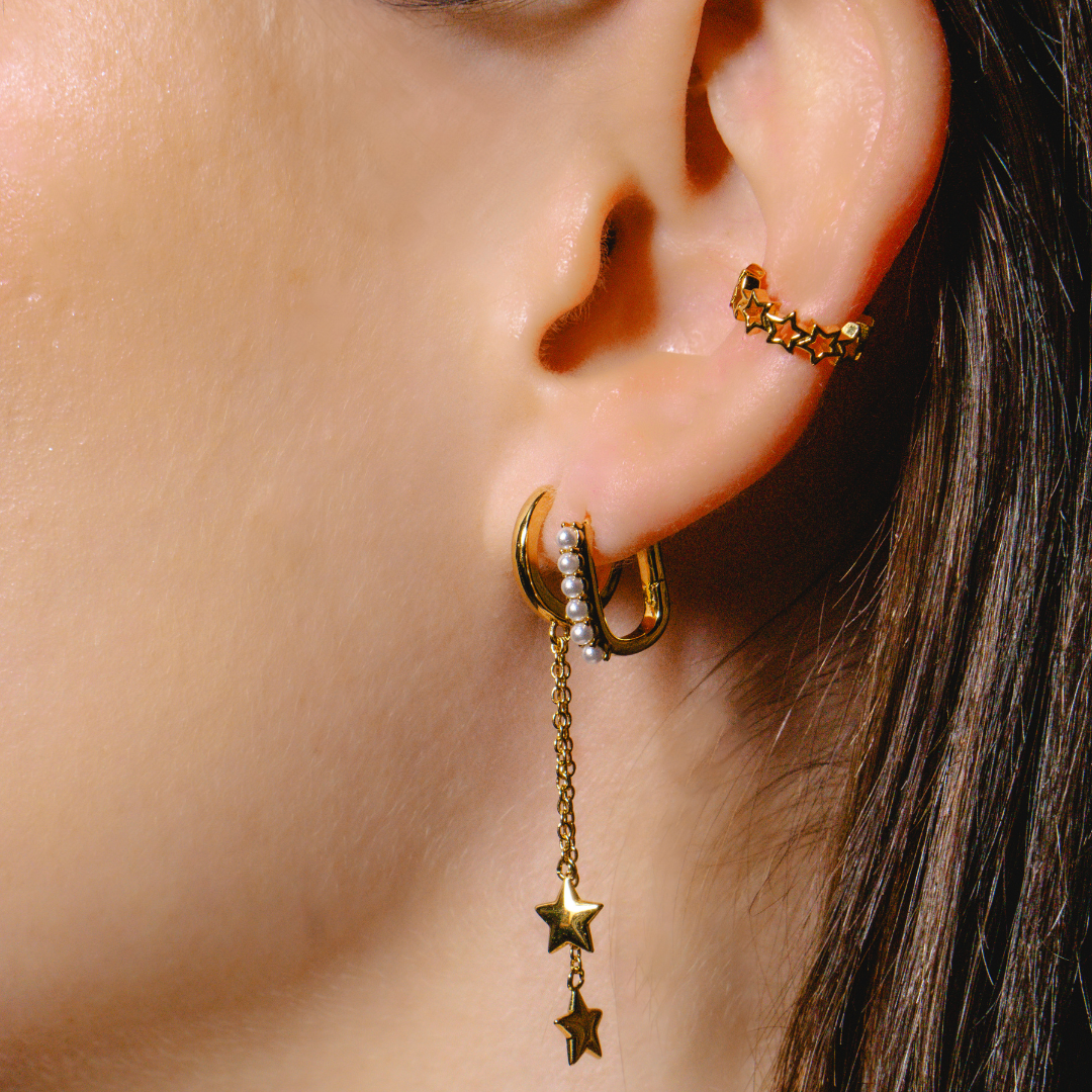 Celestial Charm - Luxe Eclipse Earrings