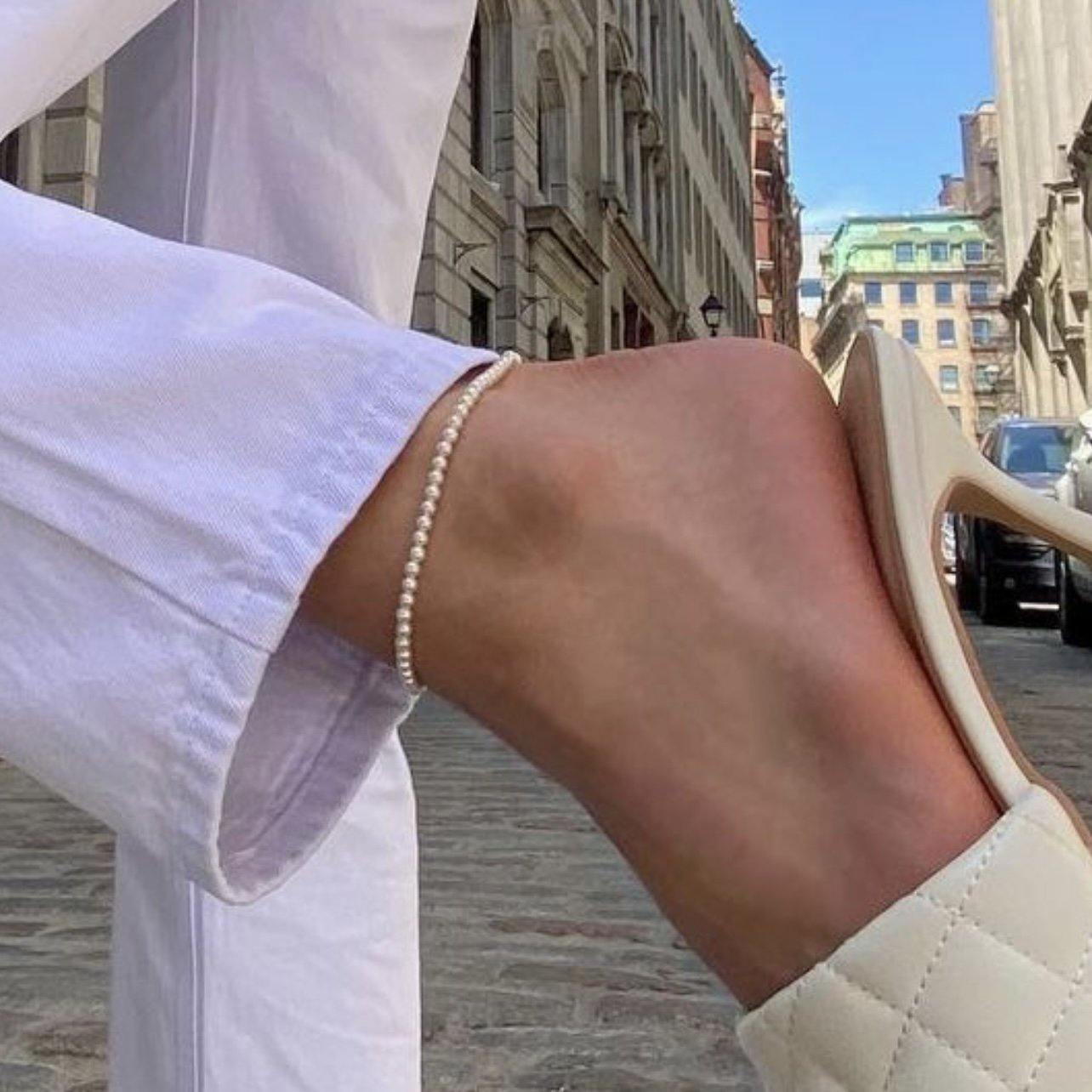 Celeste – Luxe Pearl Anklet Charm
