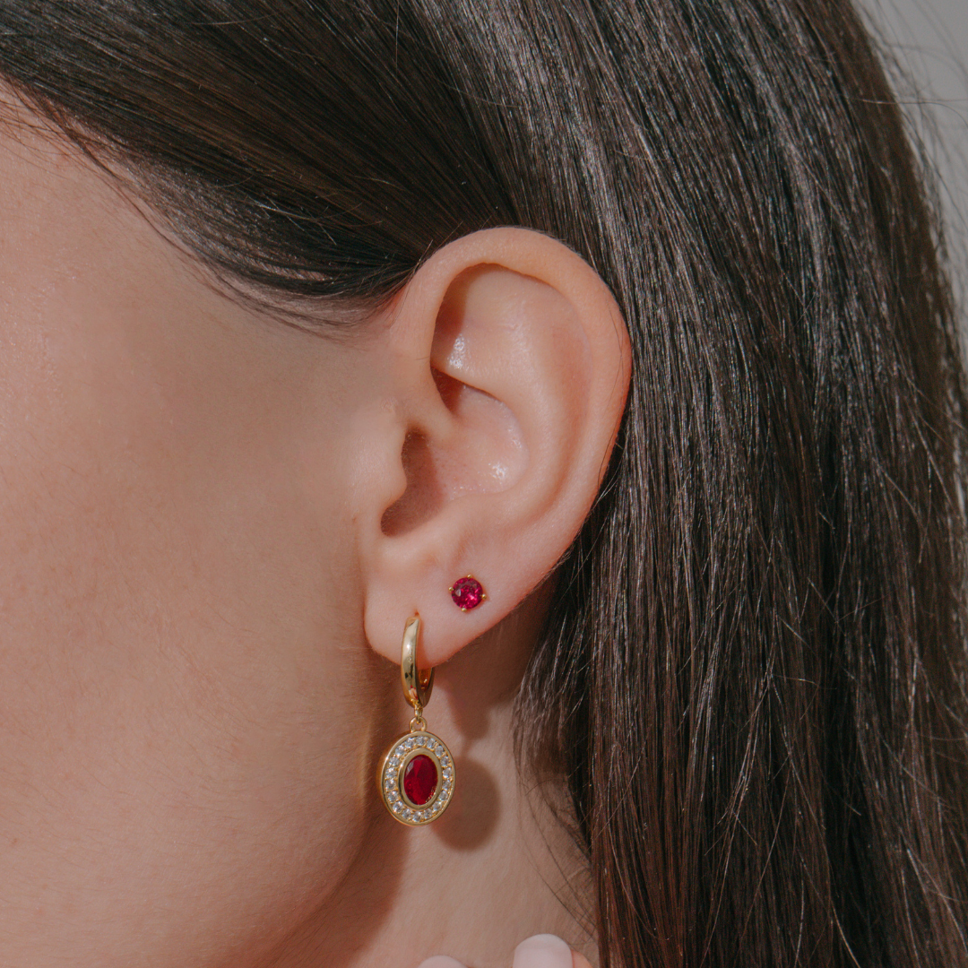 Frosted Glamour – Chic Ice Earrings