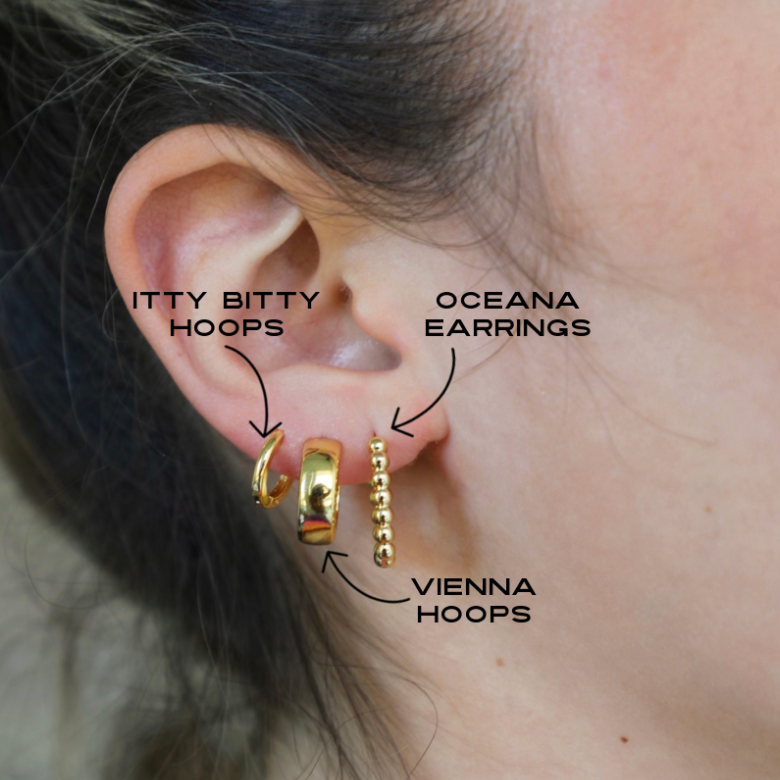 Petite Luxe Hoop Earrings
