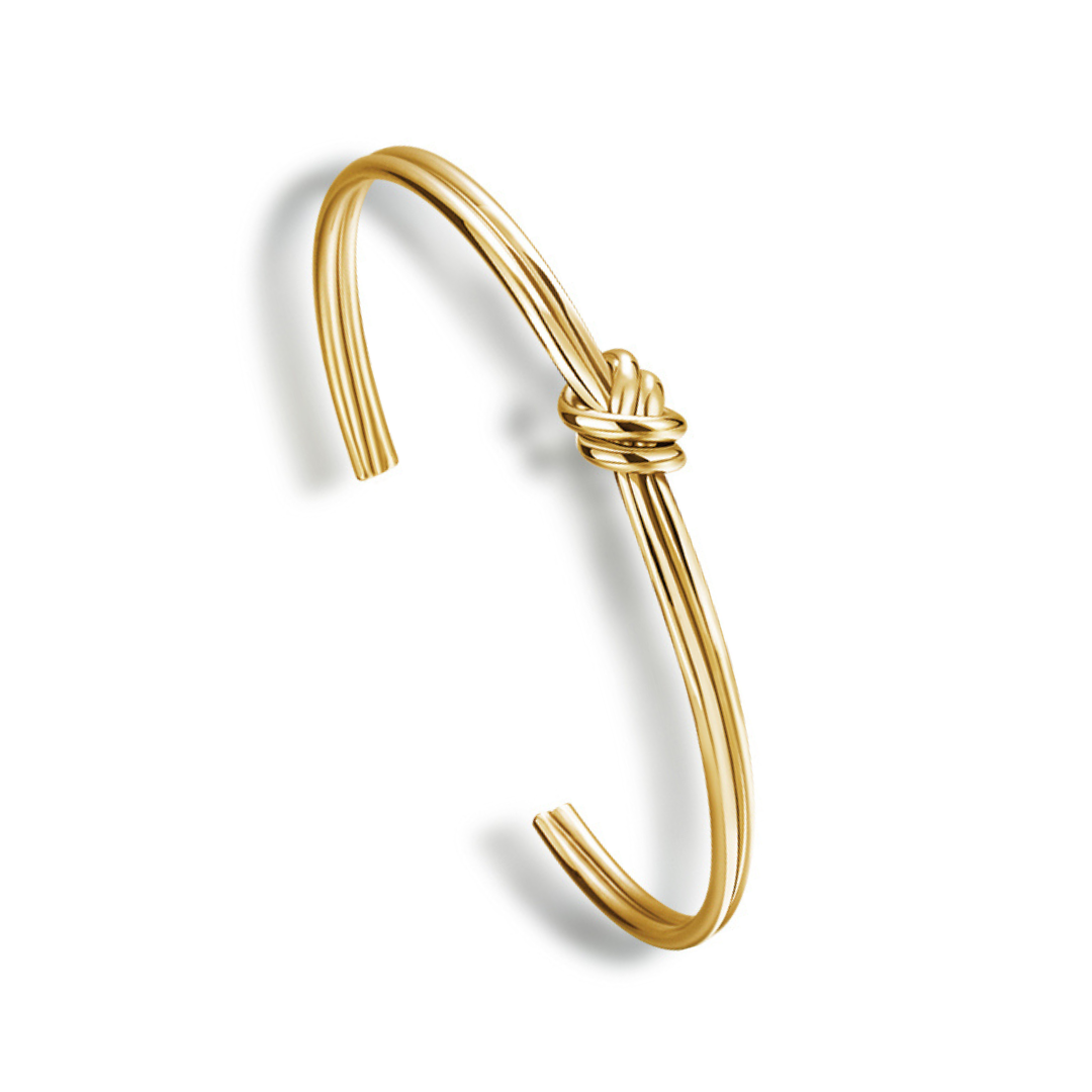 Knotty Bangle – Luxe Comfort Redefined
