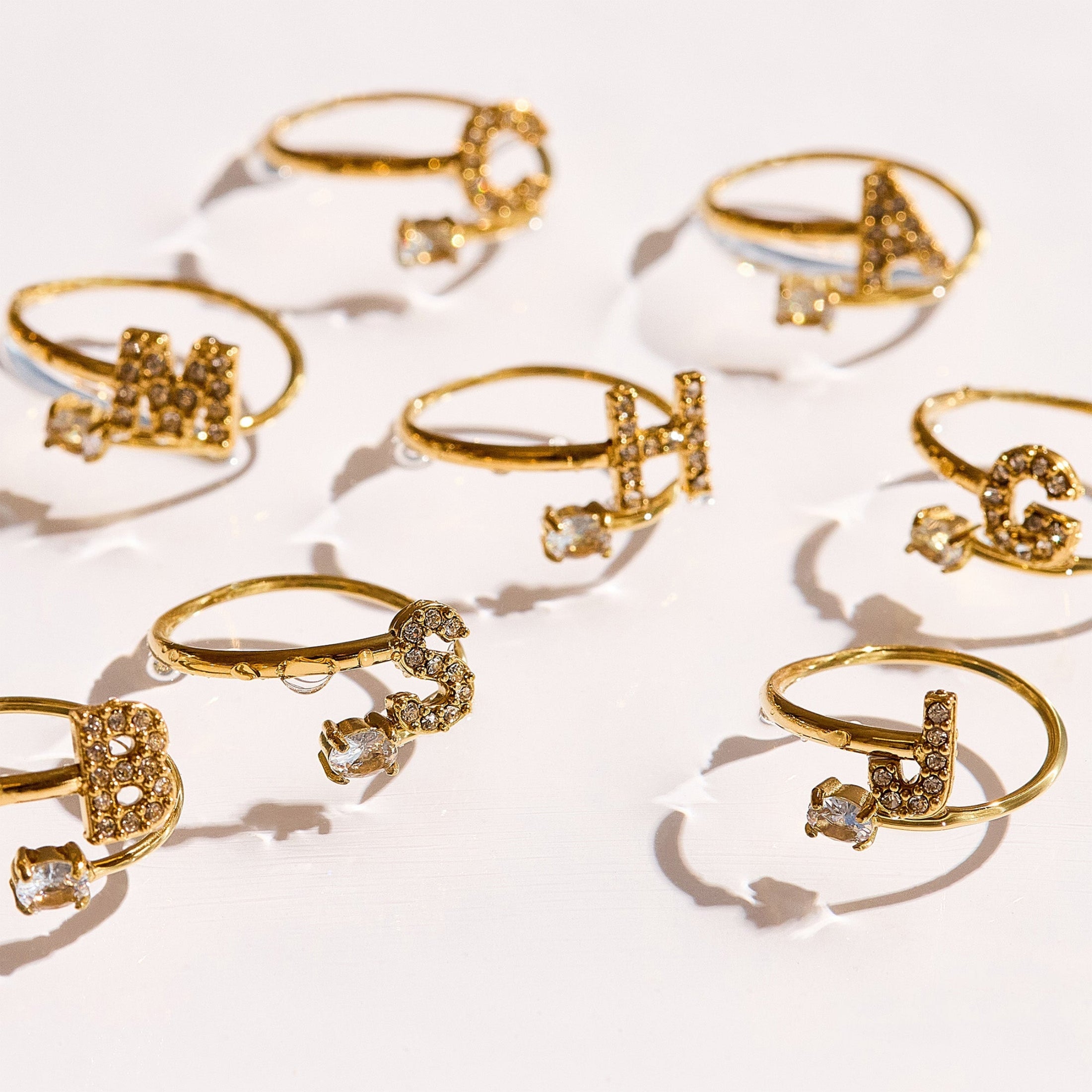 Celeste – Luxe Initial Wrap Ring