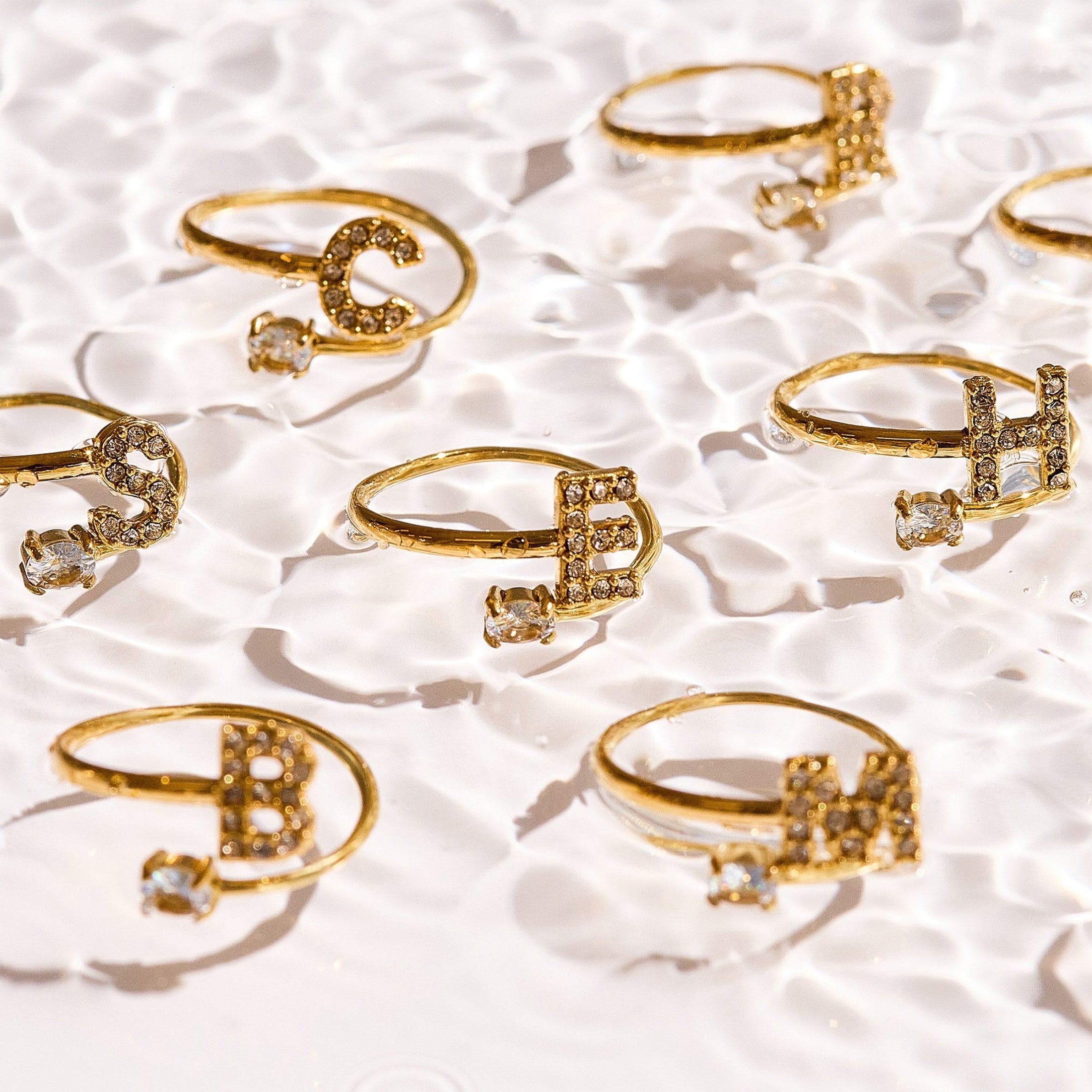 Celeste – Luxe Initial Wrap Ring