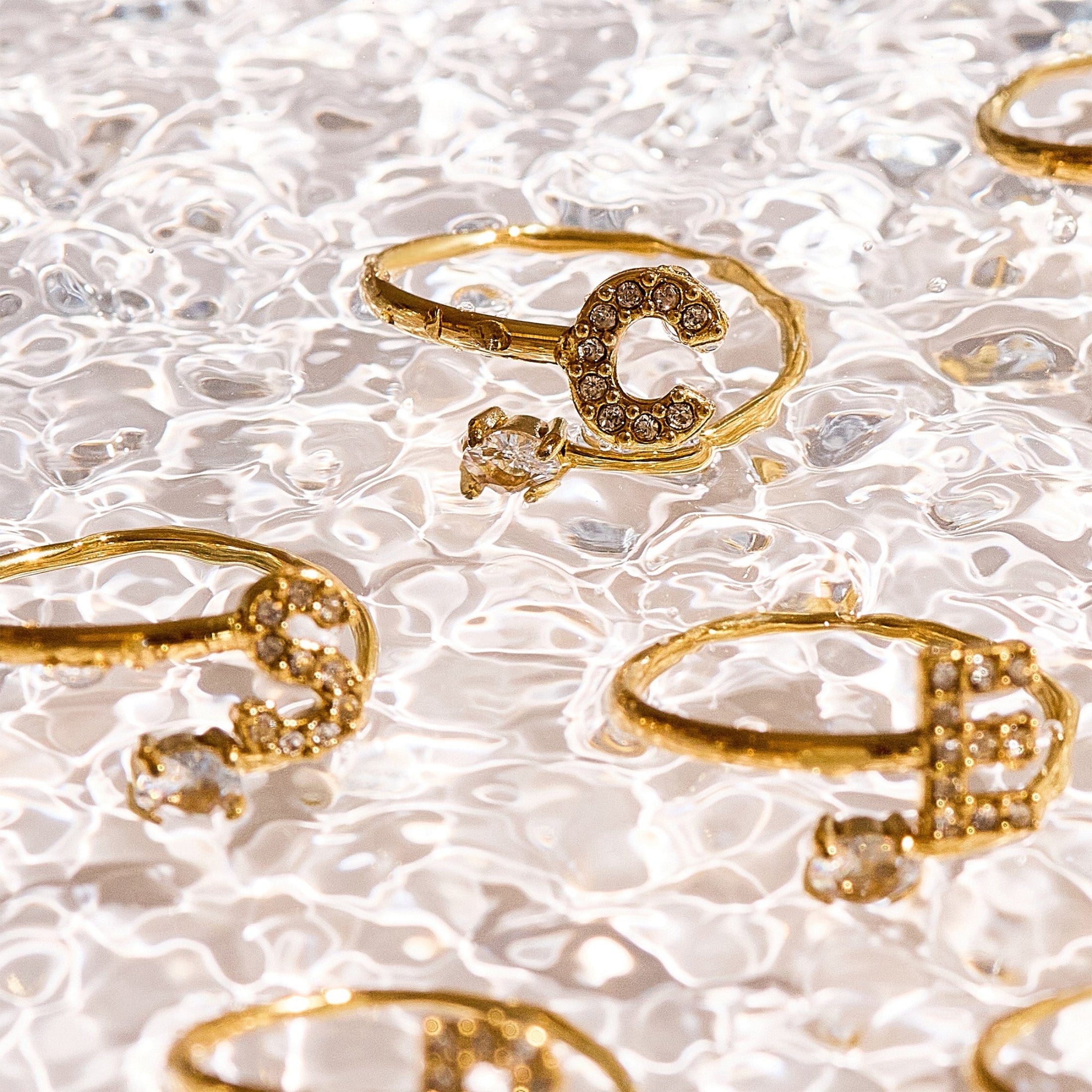 Celeste – Luxe Initial Wrap Ring
