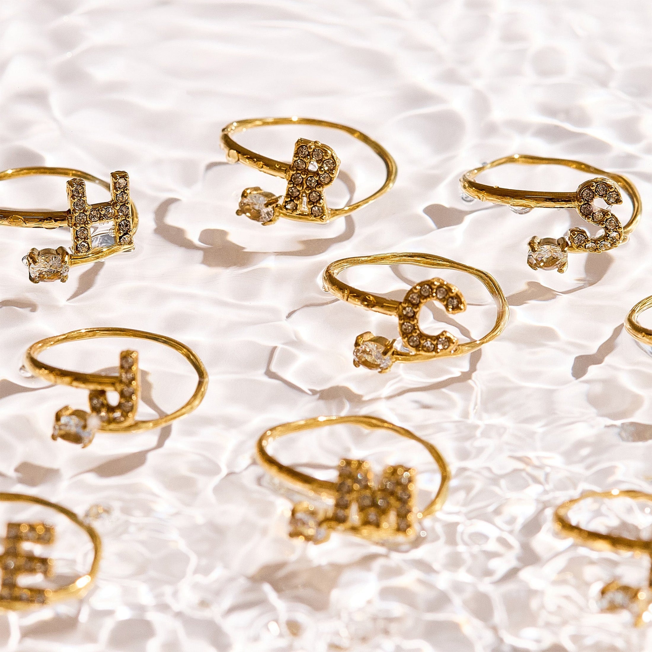 Celeste – Luxe Initial Wrap Ring