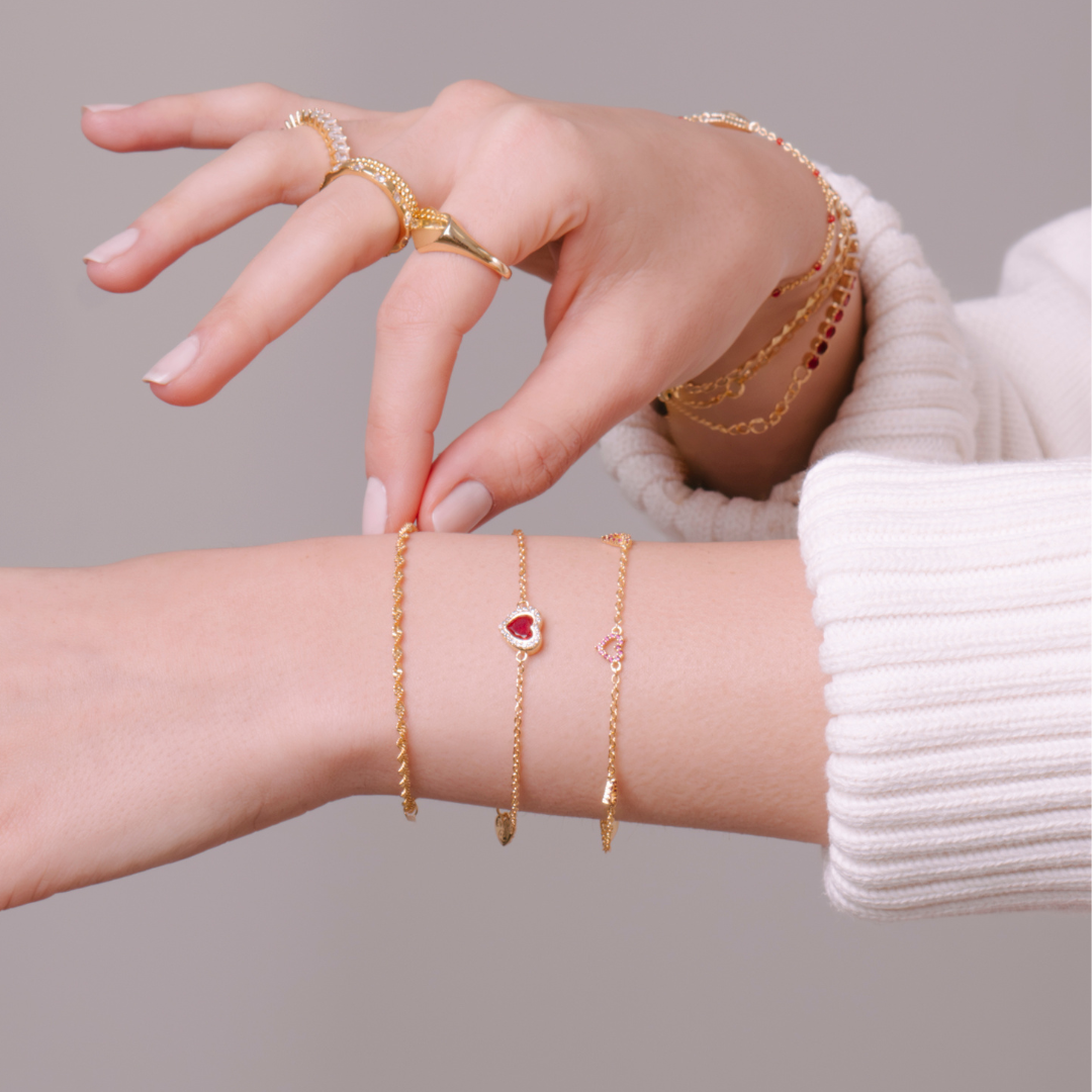 Affectionate Charm – Love Bug Bracelet