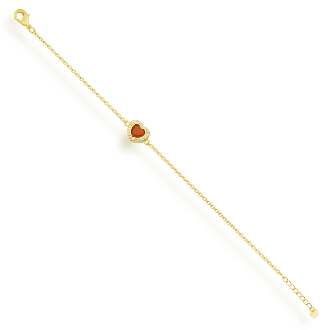 Affectionate Charm – Love Bug Bracelet
