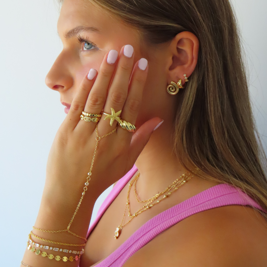 Mykonos – Luxe Coastal Charm Earrings