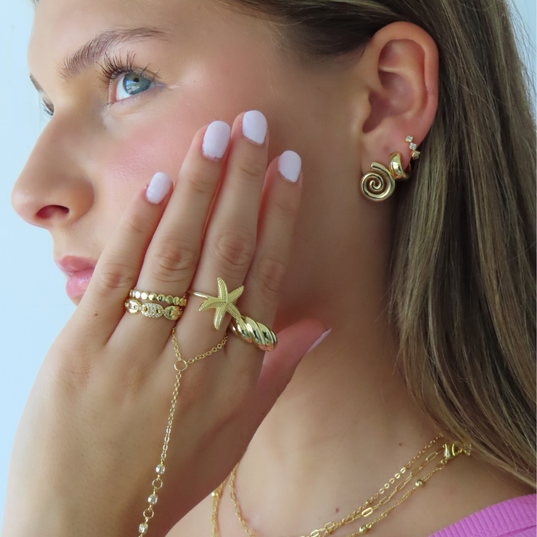 Mykonos – Luxe Coastal Charm Earrings